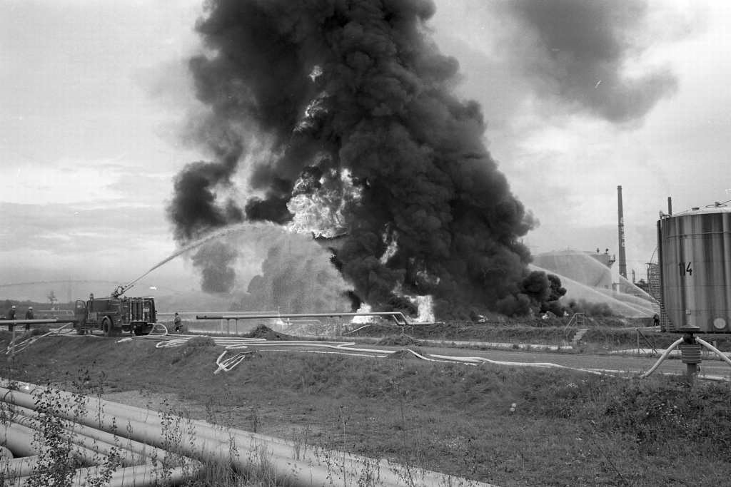 21. Juli 1965 - Großbrand DEA-Scholven-Raffinerie