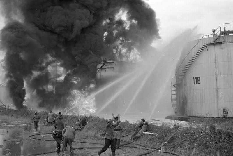 21.07.1965 Großbrand in der Raffinerie